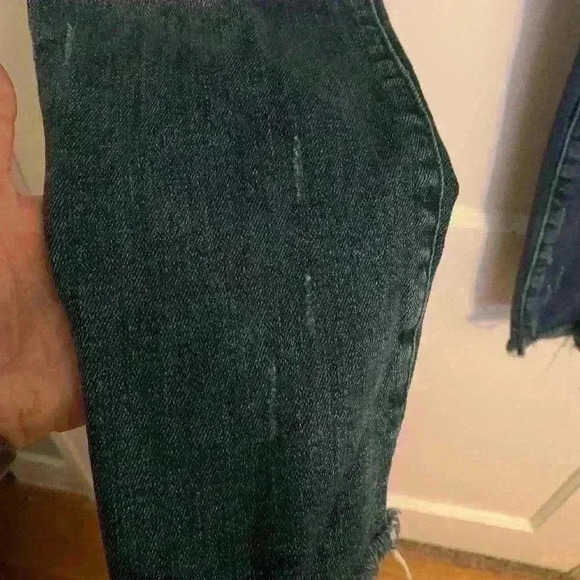 Kut From The Kloth Jeans Reese Ankle Straight Leg Raw Hem, Womens Size 4 - Picture 7 of 16